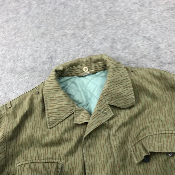 Vintage East Germany Military Jacket Stasi Raindrop Cold Weather Insulated k52